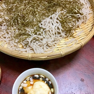 深大寺蕎麦の大和芋のトロロそば。
